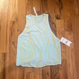 Stori activewear tank top with gather in back